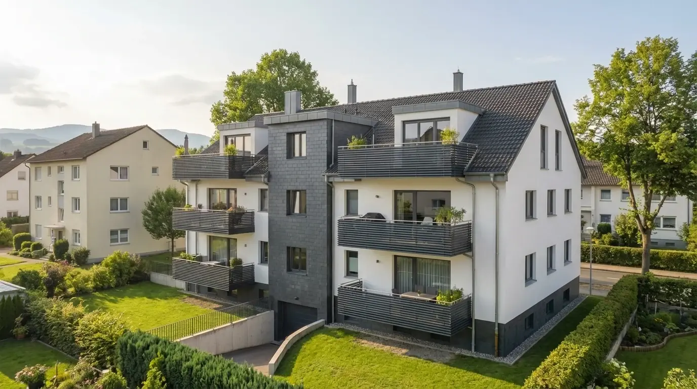 Basswood Mountain Gartenansicht — Balkone und Terrassen, Lindenberg