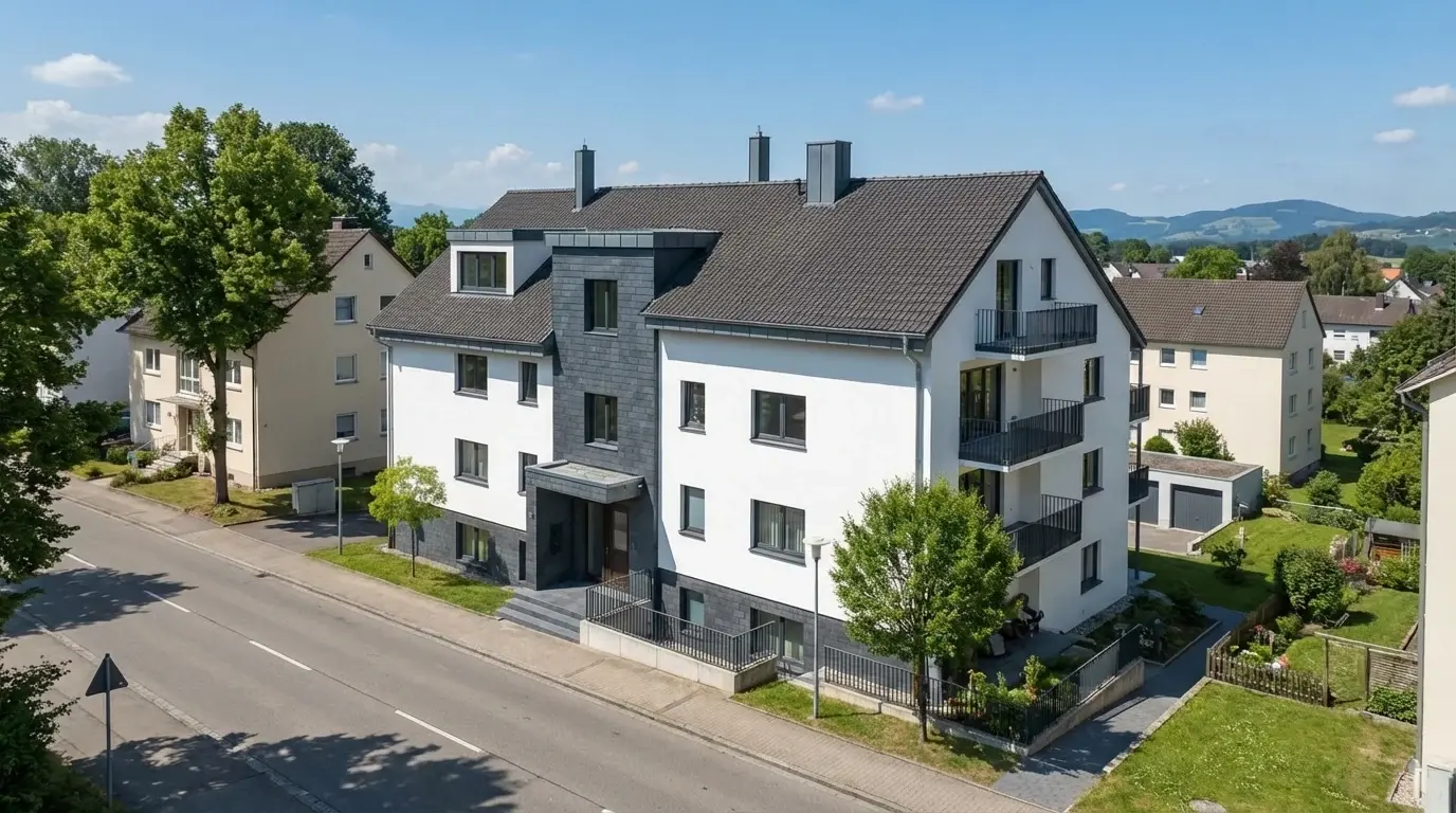 Basswood Mountain Luftaufnahme — 10 Eigentumswohnungen auf 4 Etagen, Lindenberg