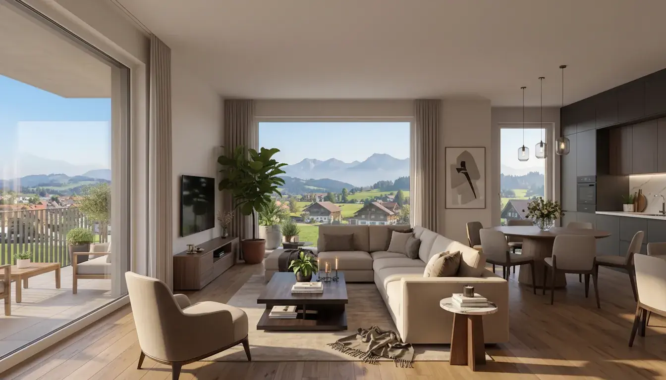 Wohnung 1 — Wohnzimmer