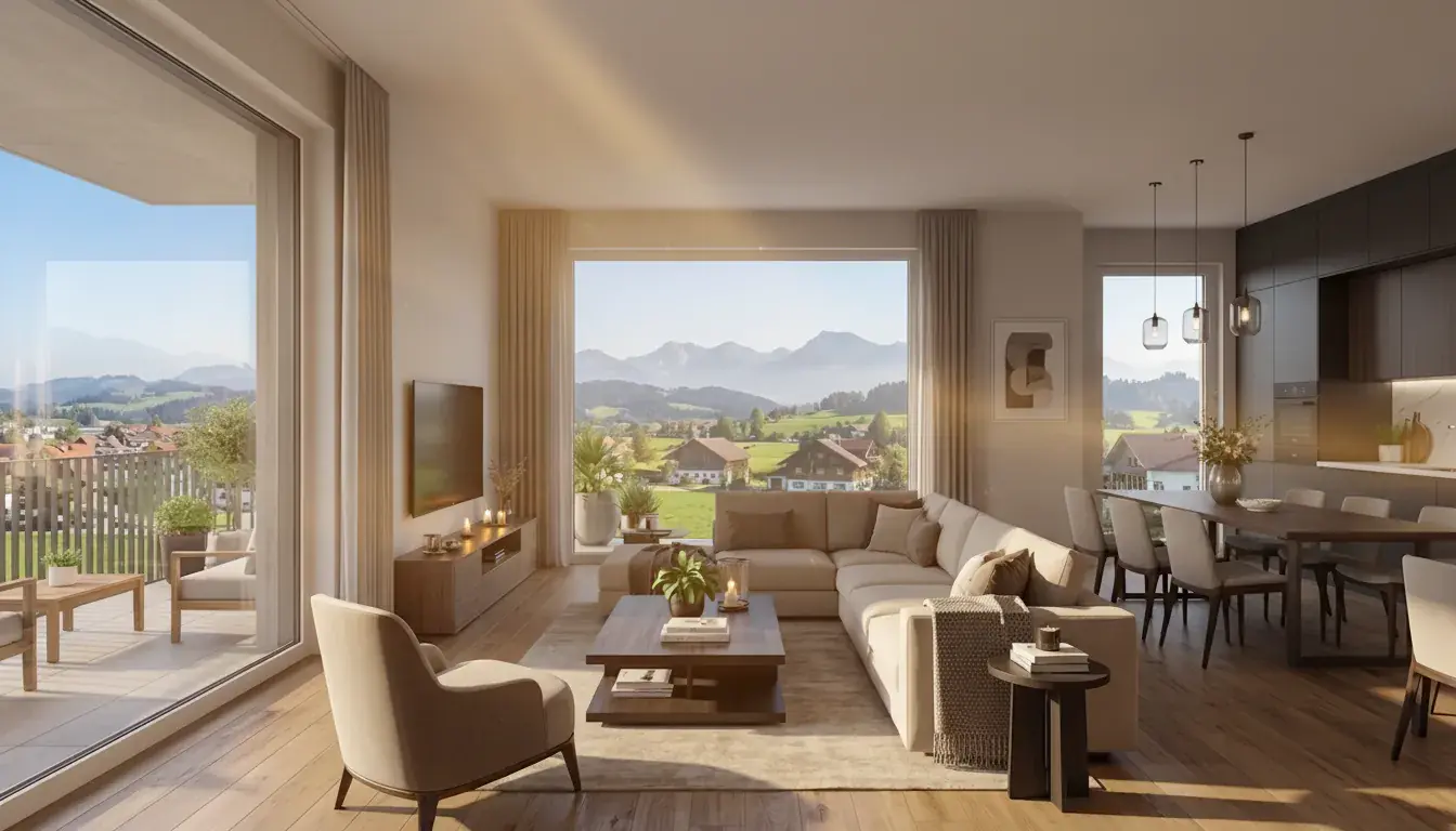 Wohnung 2 — Wohnzimmer