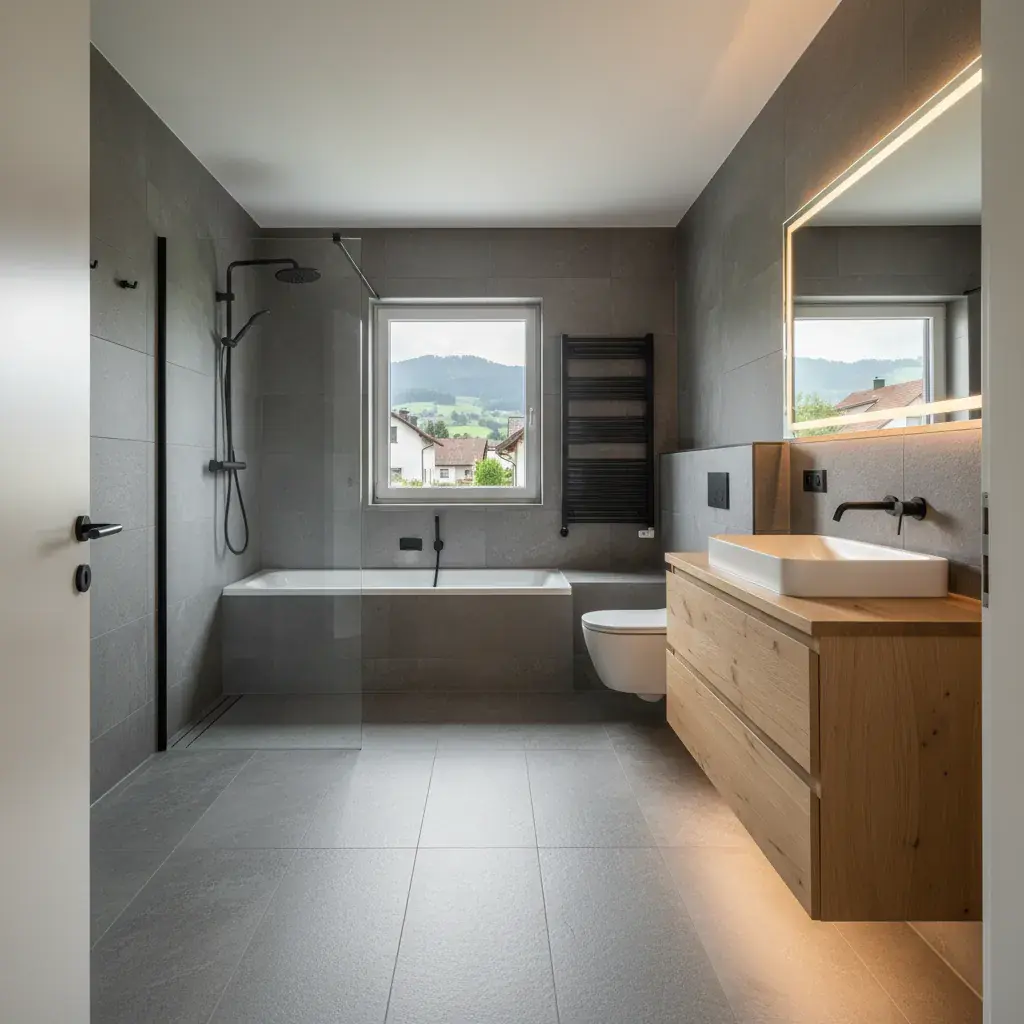 Wohnung 3 — Badezimmer