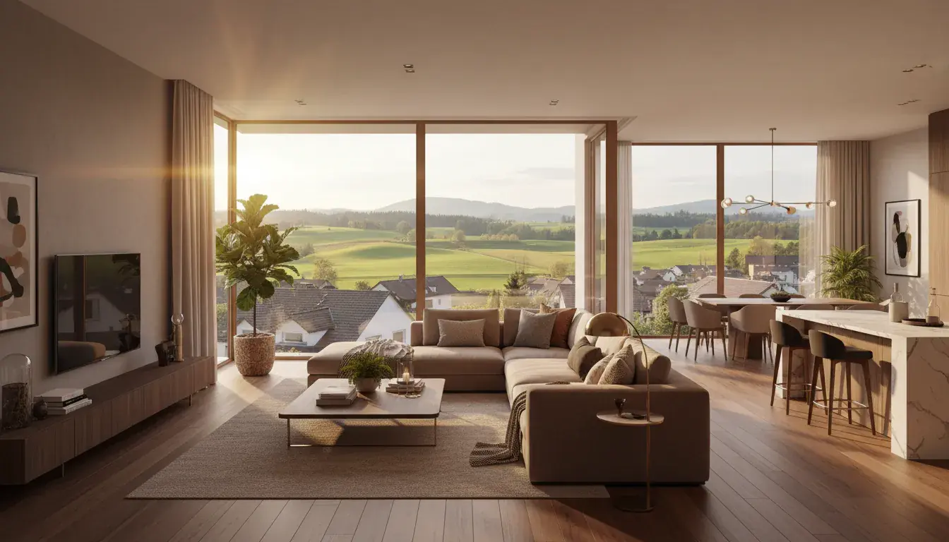 Wohnung 3 — Wohnzimmer