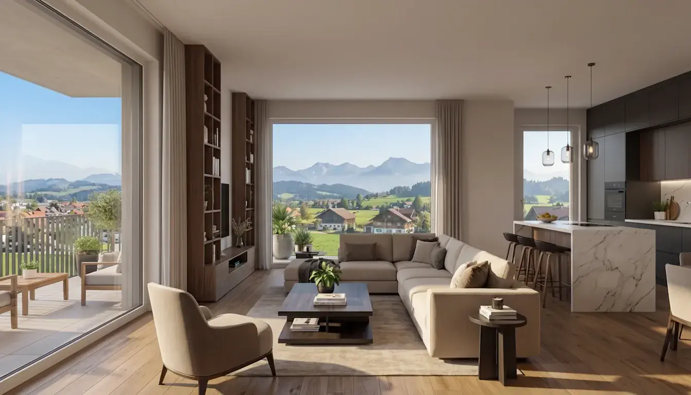 Wohnung 4 — Wohnzimmer