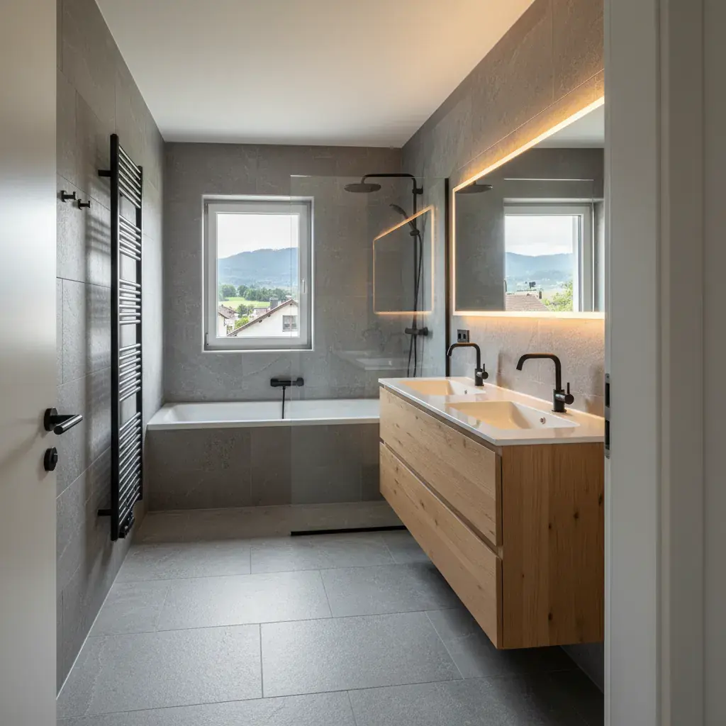 Wohnung 6 — Badezimmer