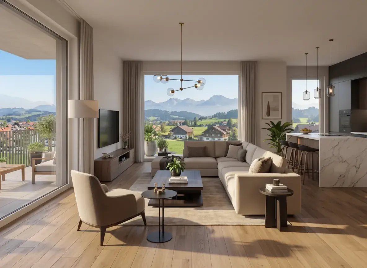 Wohnung 7 — Wohnzimmer