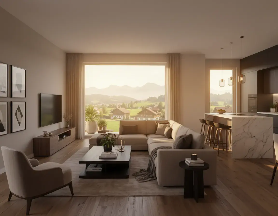 Wohnung 8 — Wohnzimmer