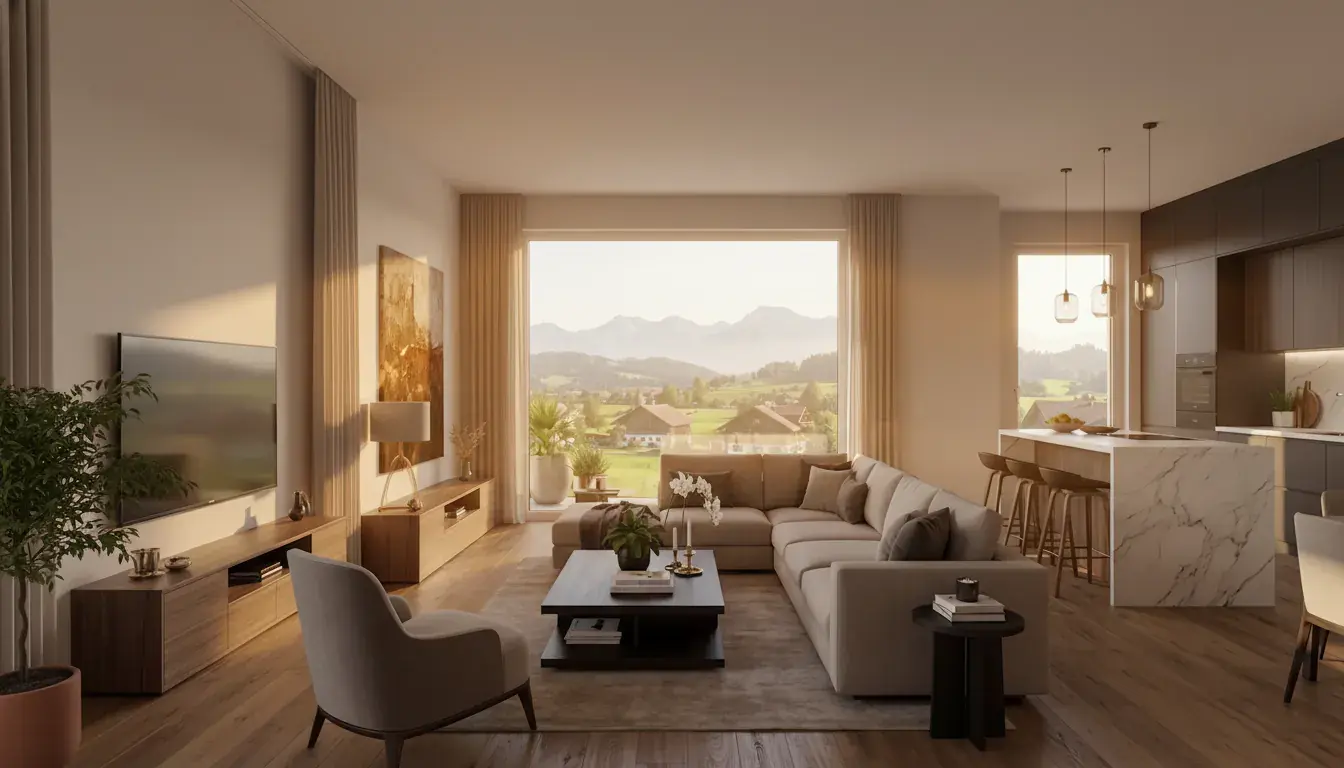 Wohnung 9 — Wohnzimmer