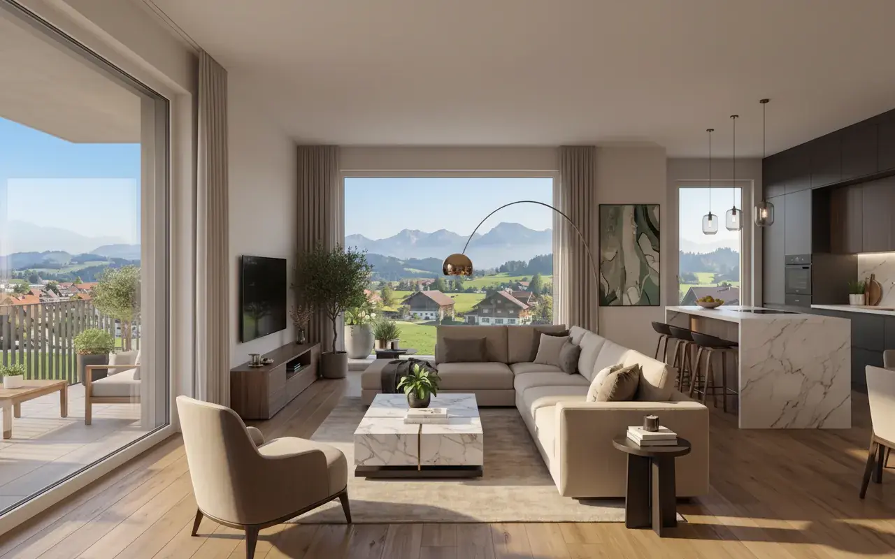 Penthouse — Wohnzimmer